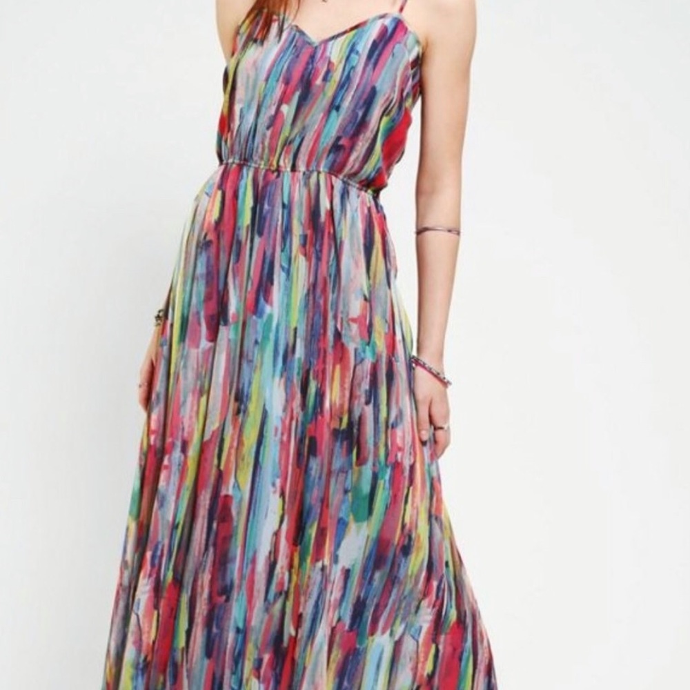 Jack by BB Dakota multi-color Maxi Dress Size 4